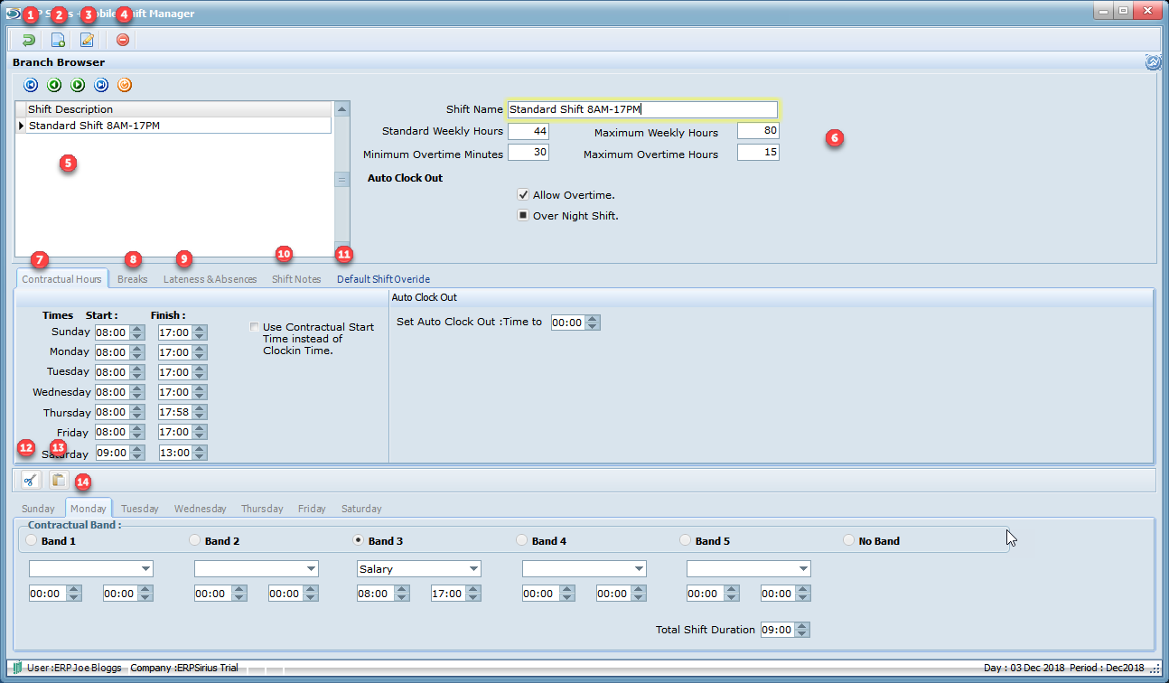 Shift Management