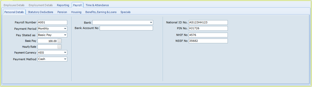 HRM-Payroll-PerosnalDetails